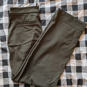 lululemon athletica Olive Wide Leg Pants